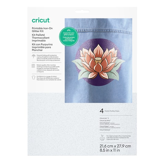 Cricut® Printable Glitter Iron-On Kit